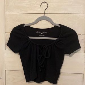 Aeropostale tie front shawl